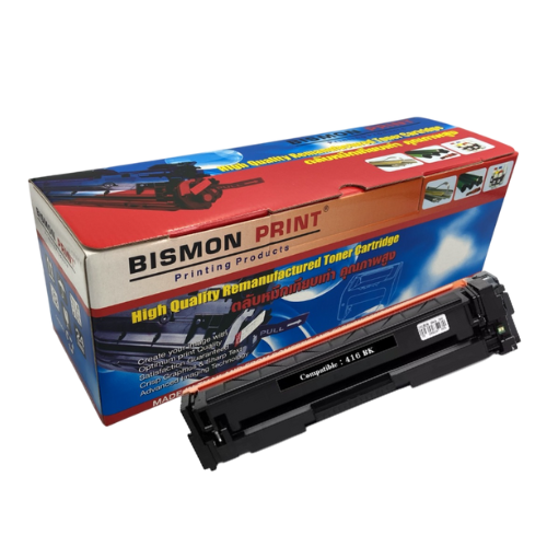 ตลับหมึกเทียบเท่า Toner Cartridge Compatible Canon 416 Black, CRG416 Remanufactured